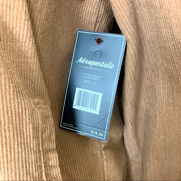 aeropostale brown jacket Corduroy Medium - Picture 8 of 8